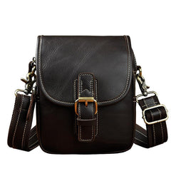Cool Mens Leather Side Bag Belt Pouch Holster Belt Case Waist Pouch for Men