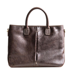 Genuine Leather Mens Briefcase Messenger Bag Laptop Bag Shoulder Bag for men