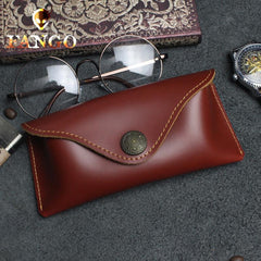 Handmade Leather Floral Sunglass Case Mens Women Cool Glasses Box Glasses Case Glasses Holder for Men