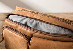 Leather Mens FANNY PACK MENS WAIST BAG HIP PACK BELT BAG FOR MEN - imessengerbags