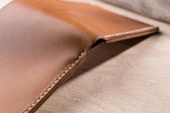 Handmade Leather Mens Cool Slim Leather Wallet Men Small Wallets Bifold for Men - imessengerbags
