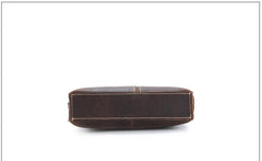 Handmade Leather Mens Cool Small Messenger Bag iPad Bag Chest Bag Bike Bag Cycling Bag for men - imessengerbags