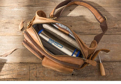 Leather Mens FANNY PACK MENS WAIST BAG HIP PACK BELT BAG FOR MEN - imessengerbags