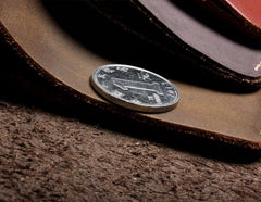 Handmade Leather Mens Cool Slim Leather Wallet Men Small Wallets Bifold for Men - imessengerbags