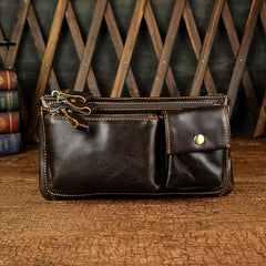 Leather Fanny Pack Mens Waist Bag Hip Pack Belt Bag Bumbag for Men