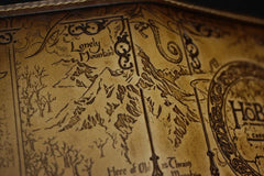 Handmade Leather Tooled Hobbit Mens Long Wallet Cool Leather Wallet Clutch Wallet for Men - imessengerbags