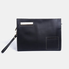 Genuine Leather Mens Cool Messenger Bag Clutch Bag Chest Bag Bike Bag Cycling Bag for men