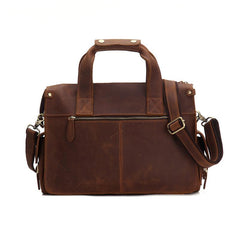 Genuine Leather Mens Cool Messenger Bag Work Bag Satchel Bag Briefcase Bag for men - imessengerbags