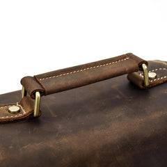 Handmade Leather Mens Cool Small Messenger Bag SLR Camera Case Bag Cycling Bag for men