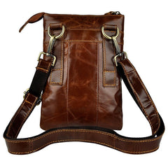 Leather Belt Pouch Mens Small Cases Waist Bag Hip Pack Belt Bag Fanny Pack Bumbag for Men - imessengerbags