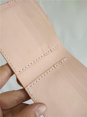 [On Sale] Handmade Cool Mens Snake Skin Small Wallet Slim billfold Wallets with Zippers - imessengerbags