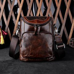 Leather Belt Pouch Mens Small Cases Waist Bag Hip Pack Belt Bag Fanny Pack Bumbag for Men - imessengerbags
