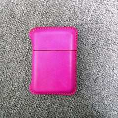 Handmade Leather Mens 14pcs Cigarette Holder Case Cool Custom Cigarette Case for Men