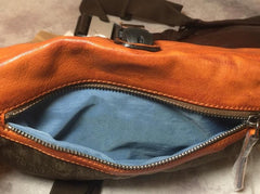 Leather Mens FANNY PACK MENS WAIST BAG HIP PACK BELT BAG FOR MEN