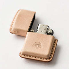 Cool Mens Leather Zippo Lighter Case Custom Zippo lighter Holder for Men - imessengerbags