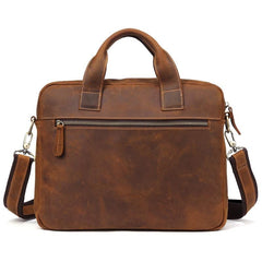 VINTAGE LEATHER MENS LARGE BRIEFCASES BUSINESS BRIEFCASEs COOL SHOULDER BAG HANDBAGS FOR MEN - imessengerbags