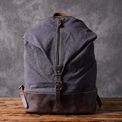Canvas Mens Cool Backpack Bag Sling Bag Large Travel Bag Hiking Bag for Men - imessengerbags