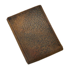 Handmade Leather Mens Cool Slim Leather Wallet Card Wallet Holders Men Small Wallets Bifold for Men - imessengerbags