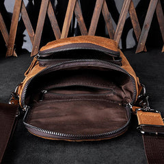Leather Belt Pouch Mens Small Cases Waist Bag Hip Pack Belt Bag Fanny Pack Bumbag for Men - imessengerbags