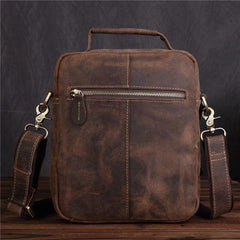Genuine Leather Mens Cool Messenger Bag Work Bag Satchel Bag Briefcase Bag for men - imessengerbags