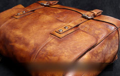 Genuine Leather Mens Cool Messenger Bag Briefcase Chest Bag Bike Bag Cycling Bag for men