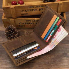 Dragon Leather Mens Wallets Alligator Pattern Cool billfold Slim Bifold Wallet Card Wallet Purse for Mens - imessengerbags