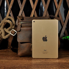 Leather Belt Pouch Mens Small Cases Waist Bag Hip Pack Belt Bag Fanny Pack Bumbag for Men - imessengerbags