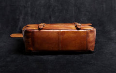 Genuine Leather Mens Cool Messenger Bag Briefcase Chest Bag Bike Bag Cycling Bag for men