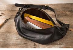 Leather Mens FANNY PACK MENS WAIST BAG HIP PACK BELT BAG FOR MEN