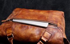 Genuine Leather Mens Cool Messenger Bag Briefcase Chest Bag Bike Bag Cycling Bag for men