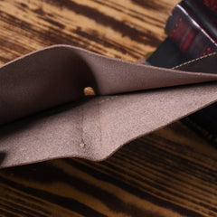 Handmade Leather Mens Cool Wallet Men Slim Wallets Front Pocket Wallet for Men - imessengerbags