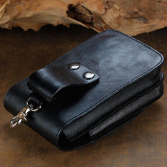 Cool Leather Mens Snake Biker Belt Pouch Waist Bag Drop Leg Bag for Men - imessengerbags
