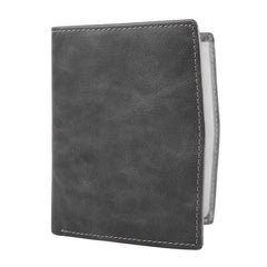 Handmade Leather Mens Cool Slim Leather Wallet Men Small Wallets Bifold for Men - imessengerbags