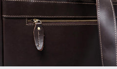 Genuine Leather Mens Cool Backpack Sling Bag Large Black Travel Bag Hiking Bag for men - imessengerbags