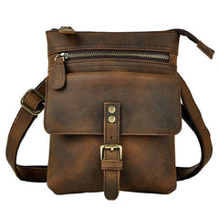 Leather Belt Pouch Mens Small Cases Waist Bag Hip Pack Belt Bag Fanny Pack Bumbag for Men - imessengerbags