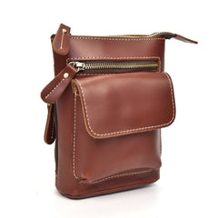 Leather Belt Pouch Mens Cases Waist Bag Hip Pack Belt Bag Fanny Pack Bumbag for Men - imessengerbags