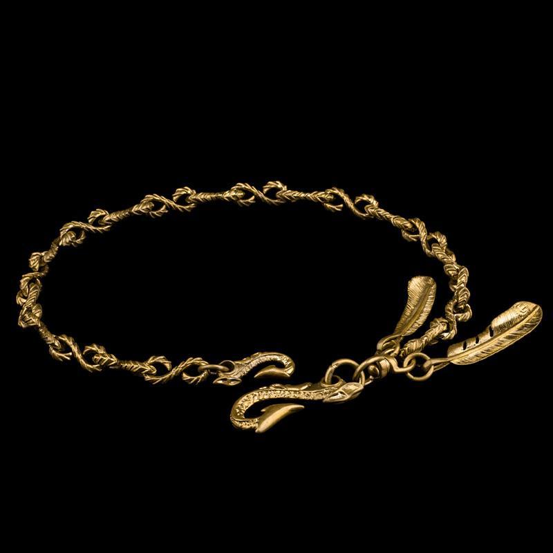 Brass silver biker trucker Tibetan wallet Chains for chain wallets biker wallet trucker wallet - imessengerbags