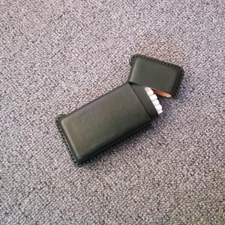 Cool Leather Womens 20pcs Cigarette Holder Case Vintage Custom Cigarette Case for Women - imessengerbags