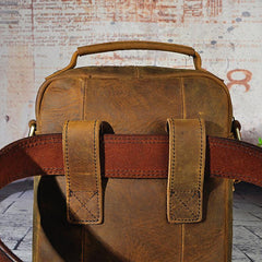 Leather Belt Pouch Mens Small Cases Waist Bag Hip Pack Belt Bag Fanny Pack Bumbag for Men - imessengerbags