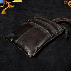 Leather Belt Pouch Mens Small Cases Waist Bag Hip Pack Belt Bag Fanny Pack Bumbag for Men - imessengerbags