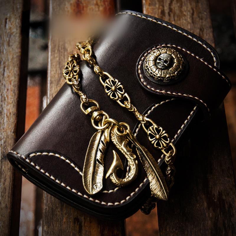 Biker Wallet w/ Chain