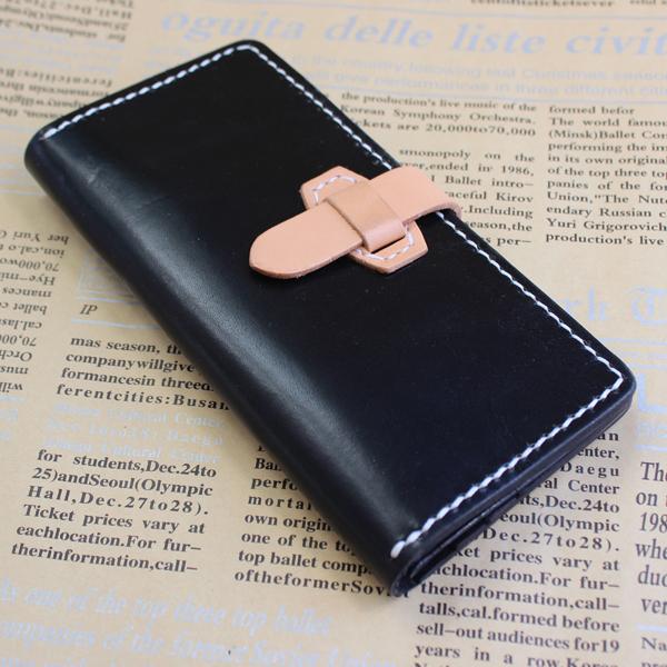 Handmade Leather Womens Vintage Long Wallet Cute Long Wallet for Women