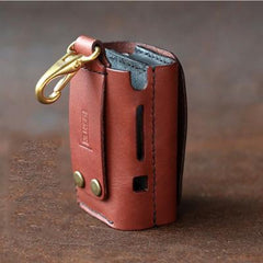 Cool Leather Mens IQOS Cigarette Case With Belt Loop IQOS Holder Belt Clip for Men