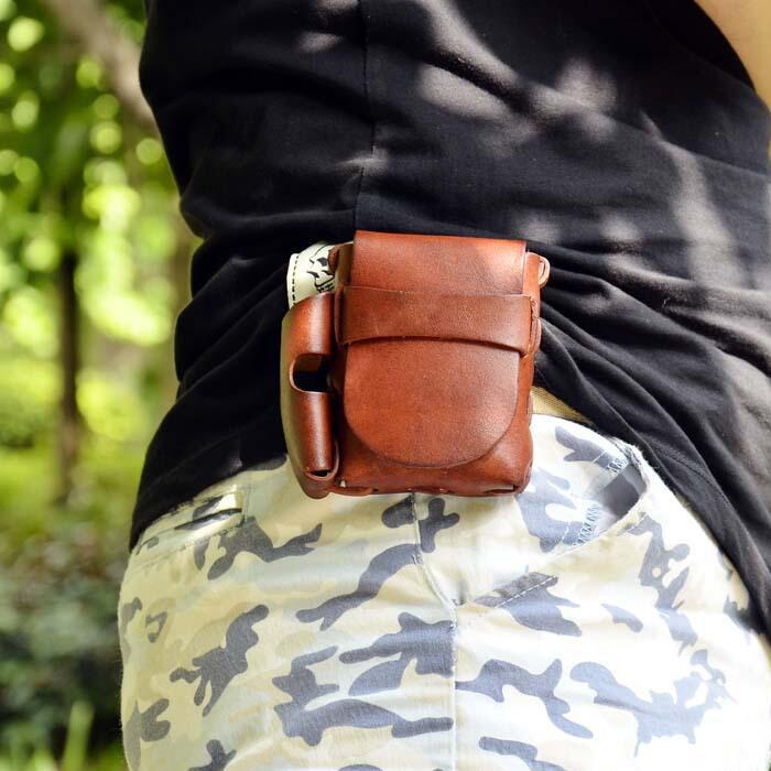cigarette belt Cool Handmade Leather Mens Cigarette Case with Belt Loop Lighter Holder for Men cigarette belt Cool Handmade Leather Mens Cigarette Case with Belt Loop Lighter Holder for Men