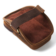 Handmade Leather Mens Running Armband for Cell Phones Sleeve Pouch Arm Case - imessengerbags