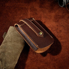 Handmade Leather Mens Cool Key Wallet Car Key Holder Key Case for Men - imessengerbags