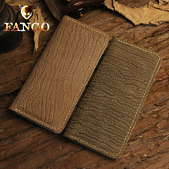 Handmade Leather Mens Cool Travel Long Wallet Card Holder Card Slim Clutch Wallets for Men - imessengerbags