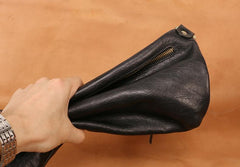 Leather Mens FANNY PACK MENS WAIST BAG HIP PACK BELT BAG FOR MEN - imessengerbags