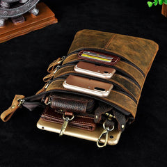 Leather Waist Bag Belt Pouch for men BELT BAG Shoulder Bag For Men - imessengerbags
