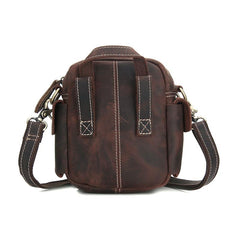 Cool Leather Mens Camera Bag Small Shoulder Bag Crossbody Bag For Men